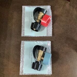 Henning Lee Propane Tank Gas Gauges 1-Red 1-Blue SKN K63192 / NIP